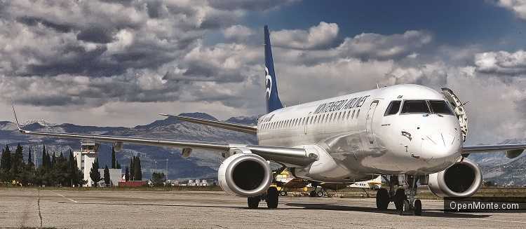 Проживание в Черногории: Montenegro Airlines
