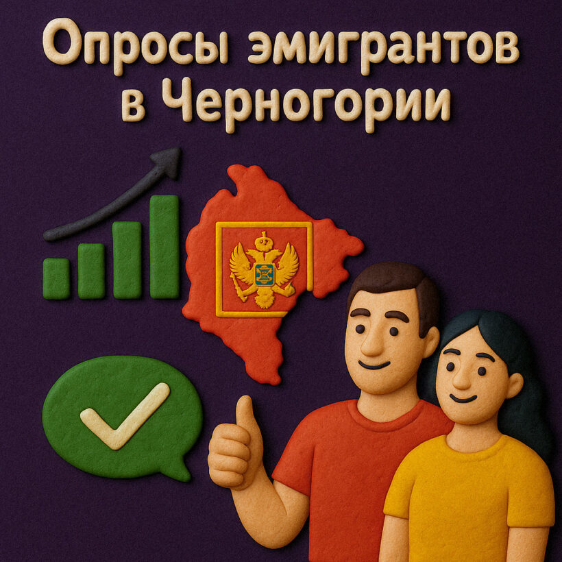 Результаты опросов эмигрантов в русскоязычных телеграм-каналах